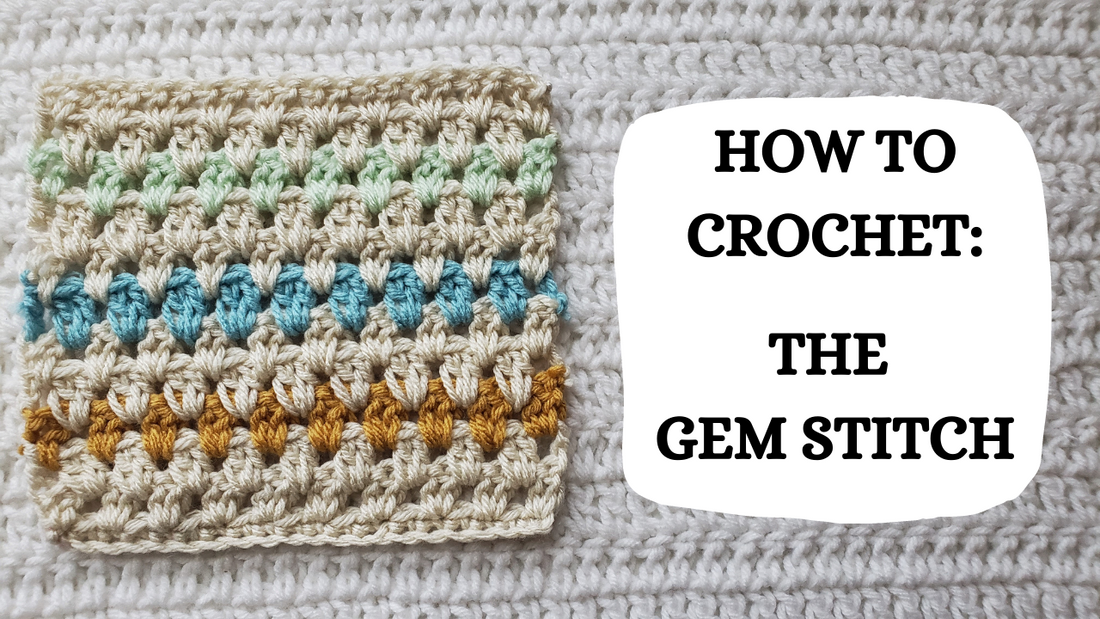 Photo Tutorial - How To Crochet: The Gem Stitch!