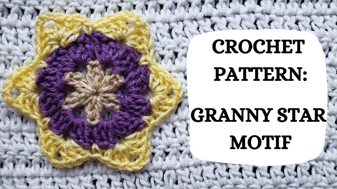 Photo Tutorial – Crochet Pattern: Granny Star Motif!