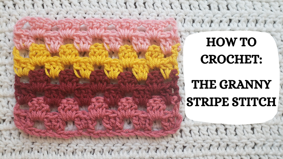 Photo Tutorial - How To Crochet: The Granny Stripe Stitch!