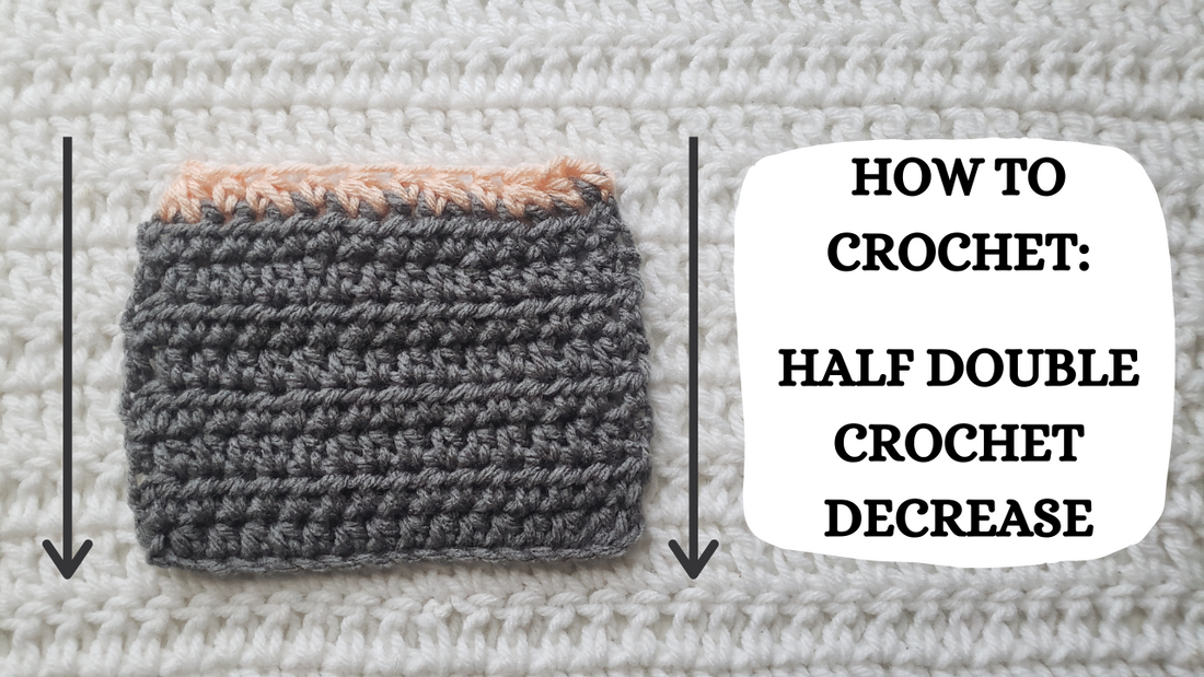 Crochet Video Tutorial - How To Crochet: Half Double Crochet Decrease!