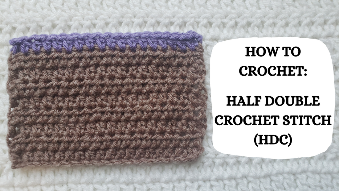Photo Tutorial - How To Crochet: The Half Double Crochet Stitch!