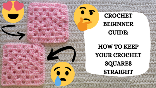 Crochet Video Tutorial - Crochet Beginner Guide: Keep Your Crochet Squares Straight!