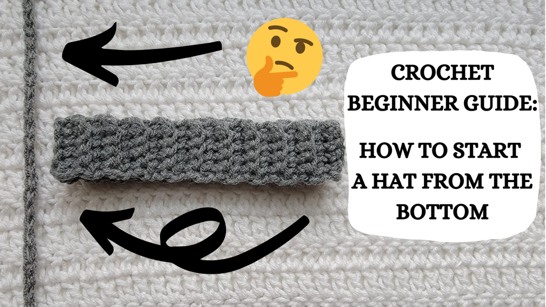 Crochet Photo Tutorial: Crochet Beginner Guide - How to Start A Hat From The Bottom!