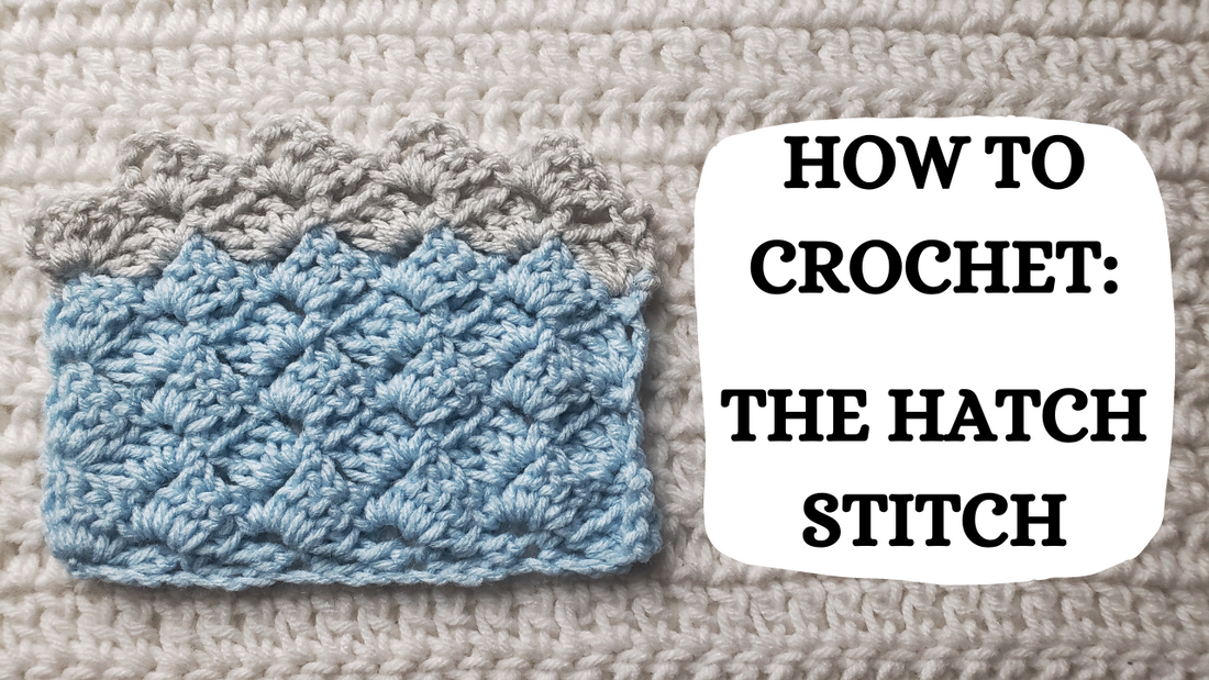 Photo Tutorial - How To Crochet: The Hatch Stitch!