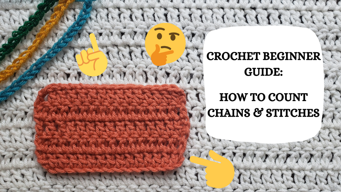 Photo Tutorial: Crochet Beginner Guide - How To Count Chains & Stitches!