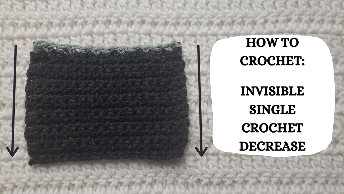 Crochet Video Tutorial - How To Crochet: Invisible Single Crochet Decrease!