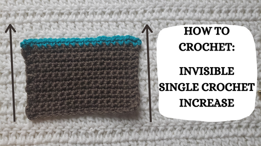 Photo Tutorial - How To Crochet: Invisible Single Crochet Increase!