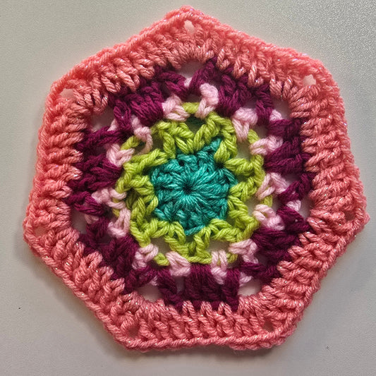 Free Crochet Pattern: Juicy Gossip Hexagon!