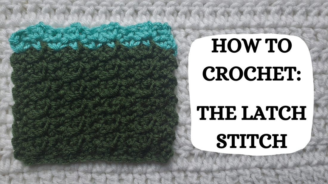 Photo Tutorial - How To Crochet: The Latch Stitch!