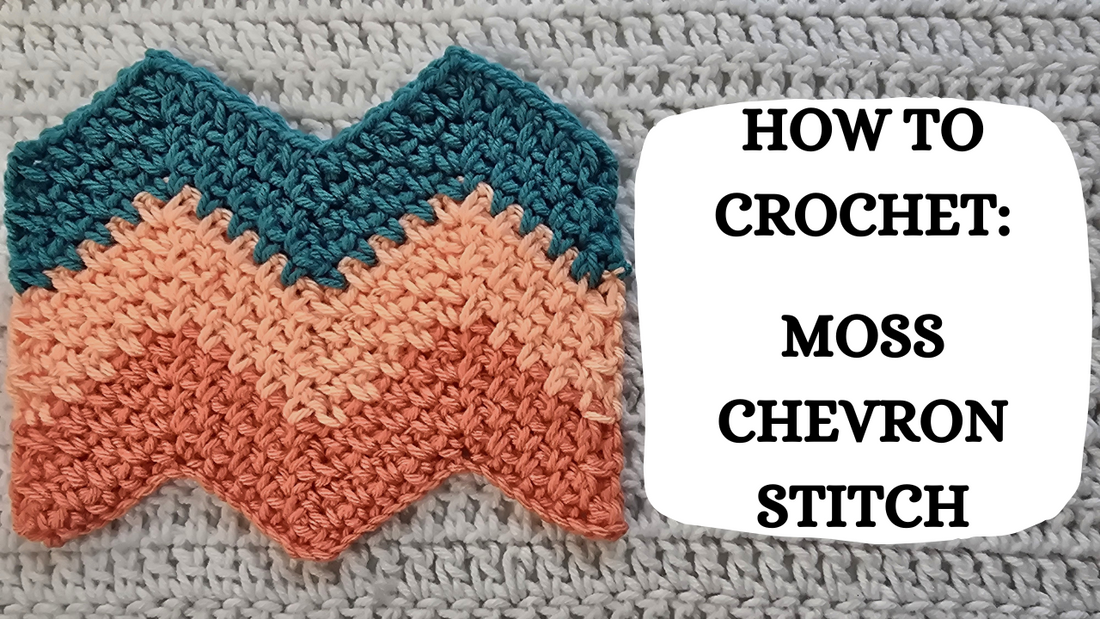Photo Tutorial – How To Crochet: Moss Chevron Stitch!