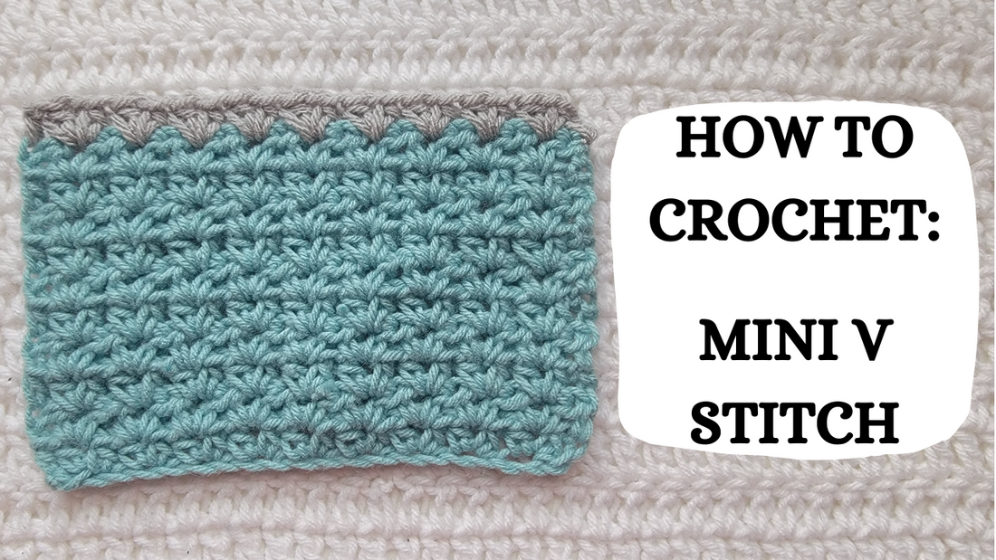 Photo Tutorial - How To Crochet: Mini V Stitch!