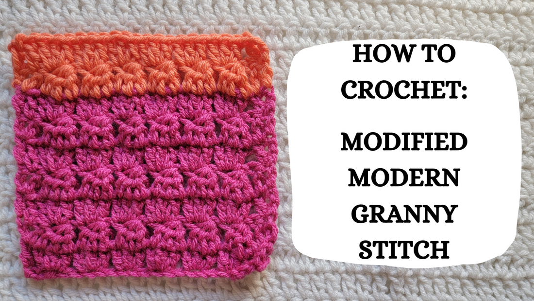 Photo Tutorial – How To Crochet: Modified Modern Granny Stitch!