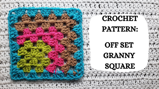 Crochet Video Tutorial - Crochet Pattern: Off Set Granny Square!