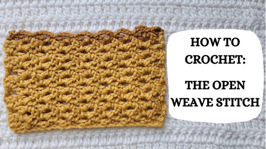 Photo Tutorial – How To Crochet: The Open Weave Stitch!