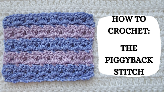 Photo Tutorial - How To Crochet: The Piggyback Stitch!