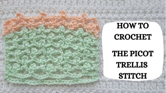 Photo Tutorial – How To Crochet: The Picot Trellis Stitch!