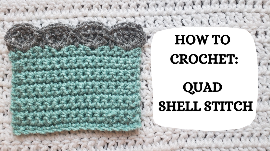 Crochet Video Tutorial - How To Crochet: Quad Shell Stitch!