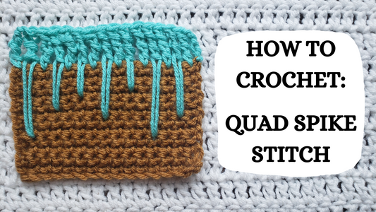 Photo Tutorial - How To Crochet: The Quad Spike Stitch!