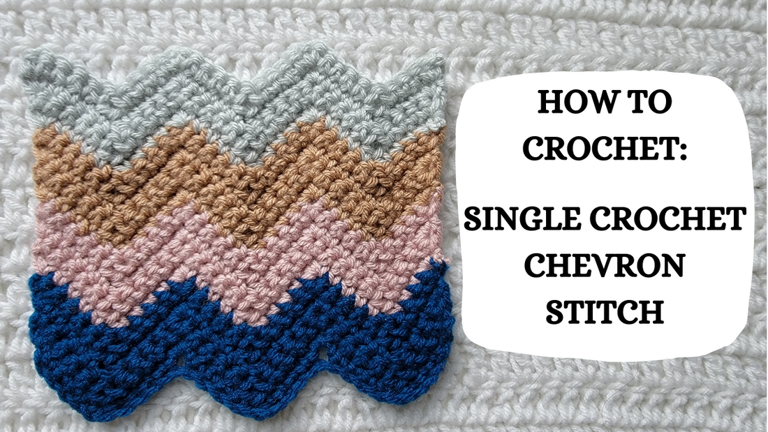 Photo Tutorial - How To Crochet: Single Crochet Chevron Stitch!