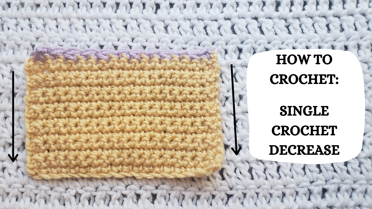 Crochet Video Tutorial - How To Crochet: Single Crochet Decrease ...