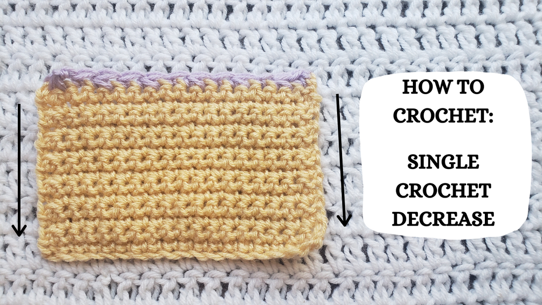 Crochet Video Tutorial - How To Crochet: Single Crochet Decrease!