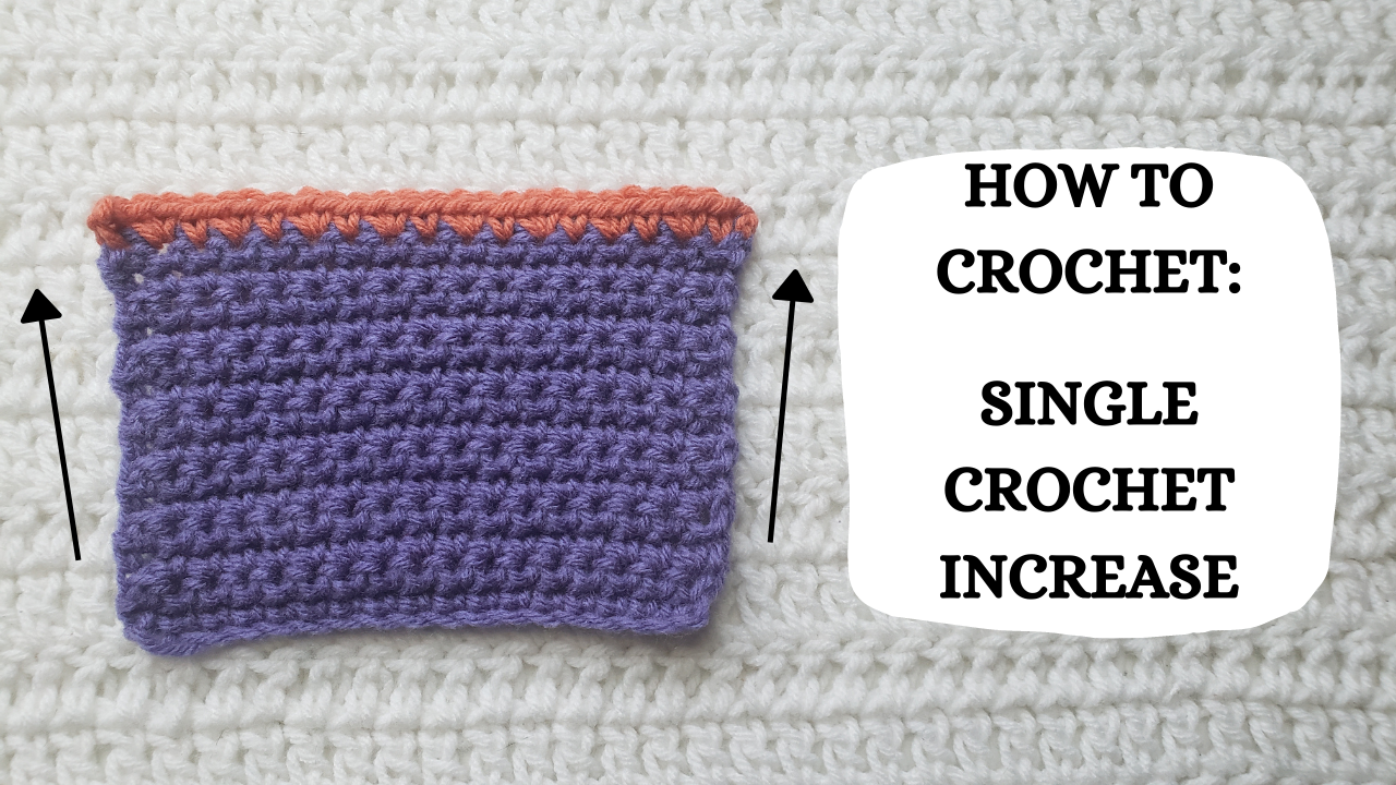 Crochet Video Tutorial - How To Crochet: Single Crochet Increase ...