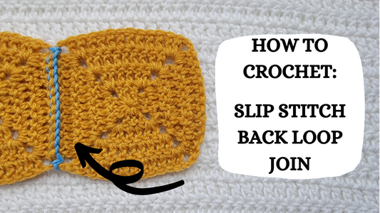 Photo Tutorial – How To Crochet: Slip Stitch Back Loop Join!