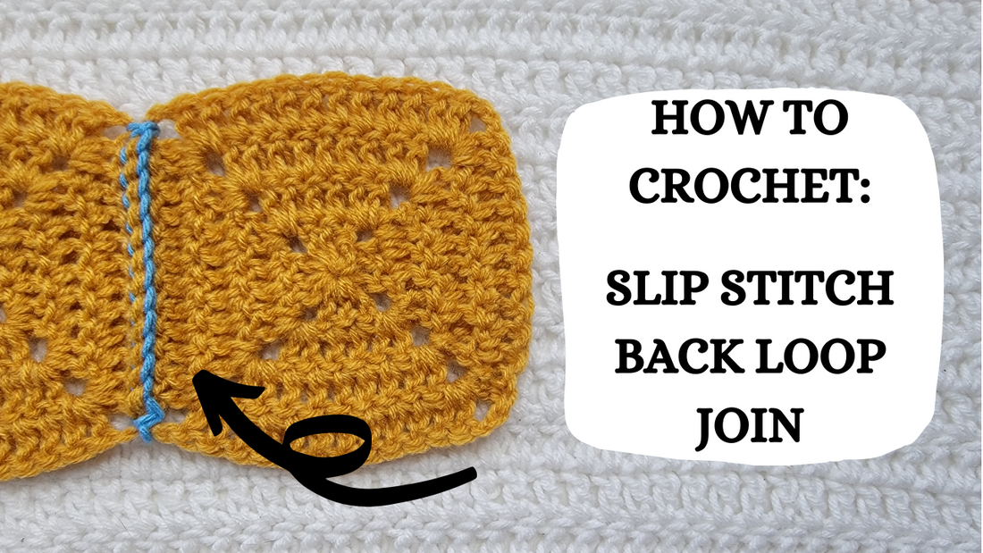 Crochet Video Tutorial - How To Crochet: Slip Stitch Back Loop Join!