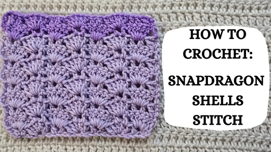 Crochet Video Tutorial - How To Crochet: Snapdragon Shells Stitch!