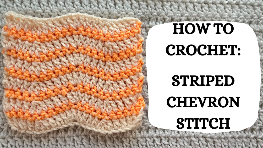 Photo Tutorial – How To Crochet: Striped Chevron Stitch!
