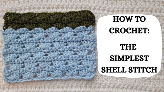 Crochet Video Tutorial - How To Crochet: The Simplest Shell Stitch!