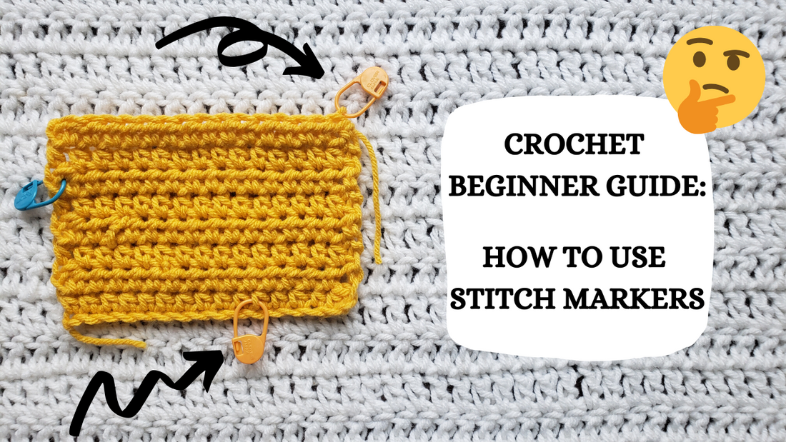 Crochet Photo Tutorial: Crochet Beginner Guide - How To Use Stitch Markers!