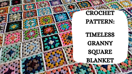Photo Tutorial – Crochet Pattern: Timeless Granny Square Blanket!