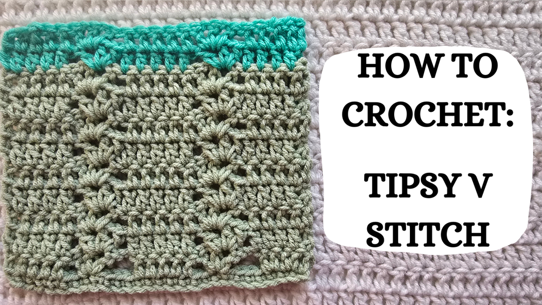 Photo Tutorial – How To Crochet: Tipsy V Stitch!