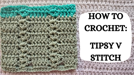 Photo Tutorial – How To Crochet: Tipsy V Stitch!