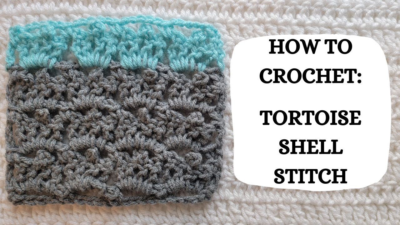 Tortoise Shell Pattern Rope Crochet Video Tutorial - How To Crochet: Tortoise Shell Stitch ...