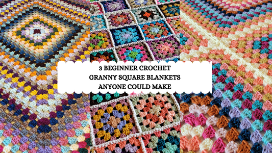 Crochet Video Tutorial - Crochet Blanket Compilation: 3 Beginner Granny Square Blankets Anyone Could Make!