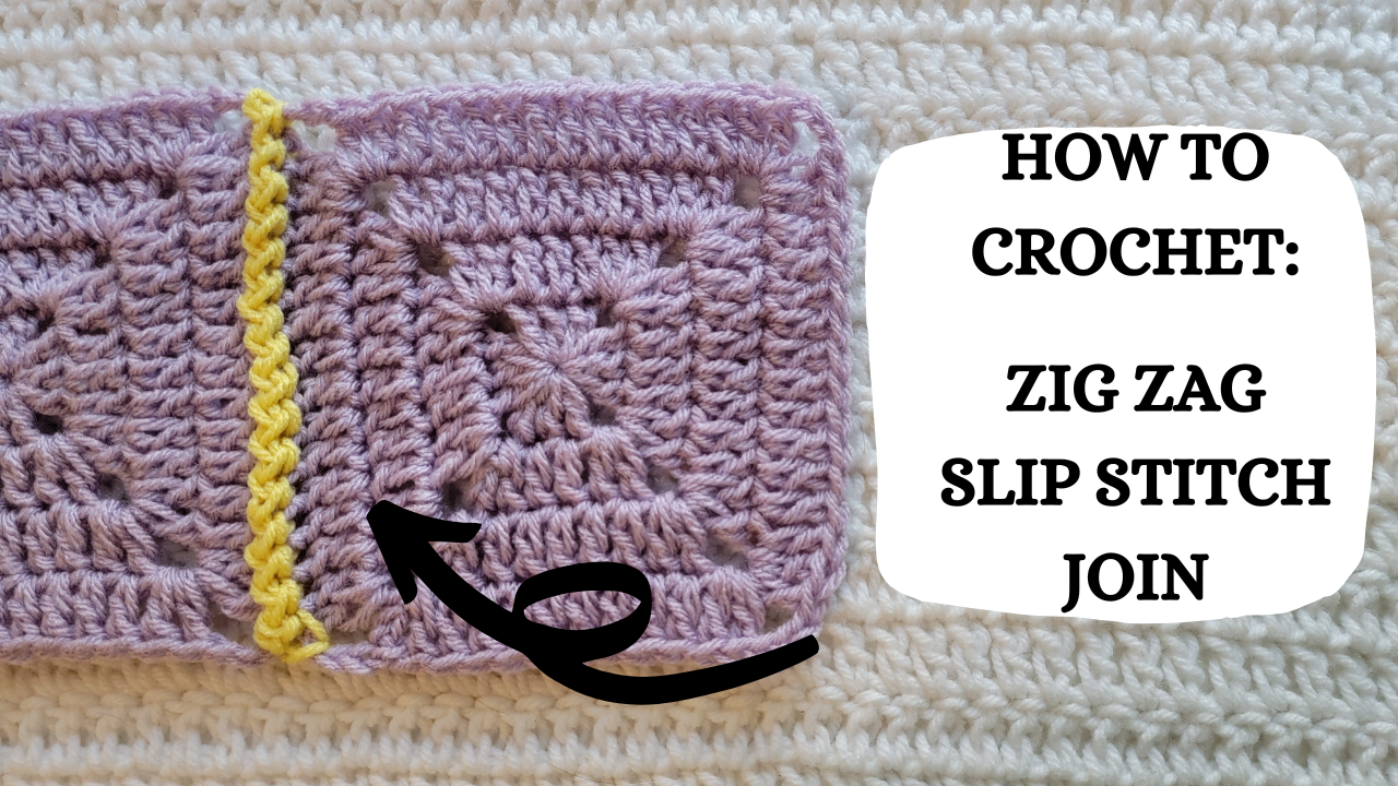 Photo Tutorial How To Crochet Zig Zag Slip Stitch Join