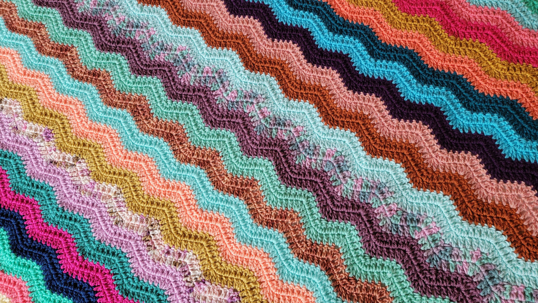 Free Crochet Pattern: Crystal Crush Afghan!