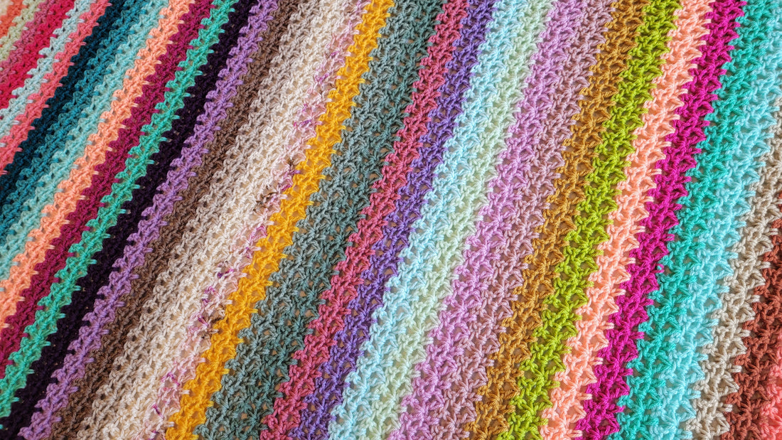 Crochet Pattern: Perfect Match Afghan!