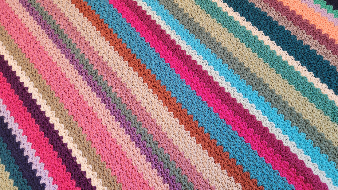 Free Crochet Pattern: Hazy Melody Afghan!