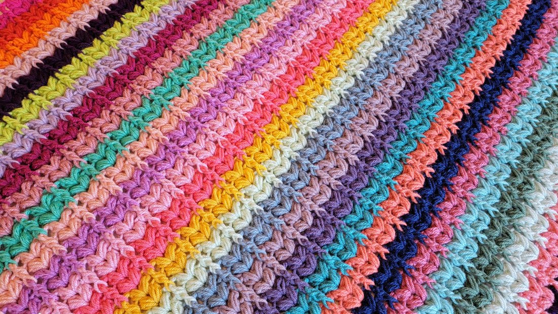 Free Crochet Pattern: Heart Of Gold Afghan!