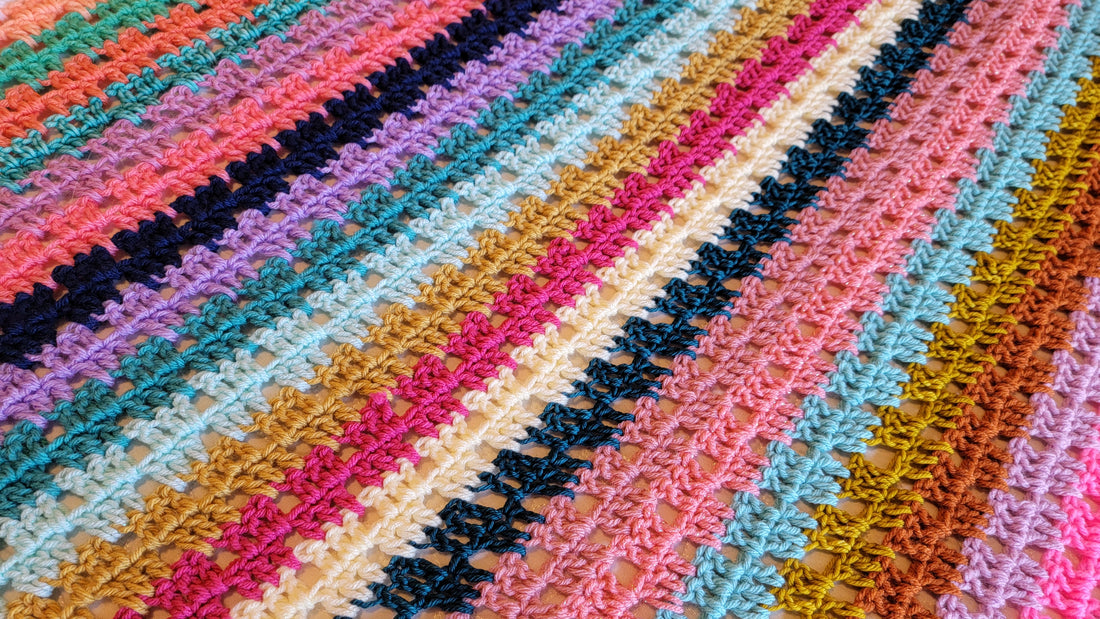 Free Crochet Pattern: Wild Earthshine Afghan!