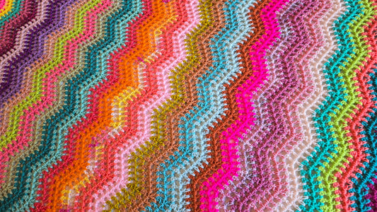 Free Crochet Pattern: Citrus Splash Afghan!