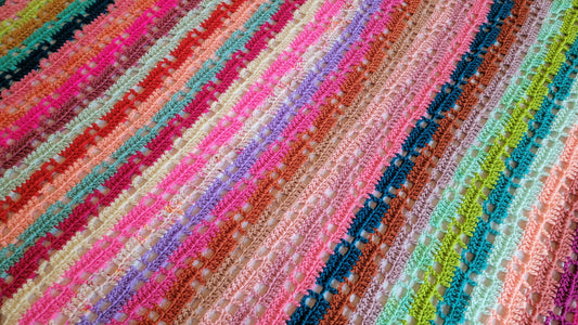 Free Crochet Pattern: Shimmer Spirit Afghan!