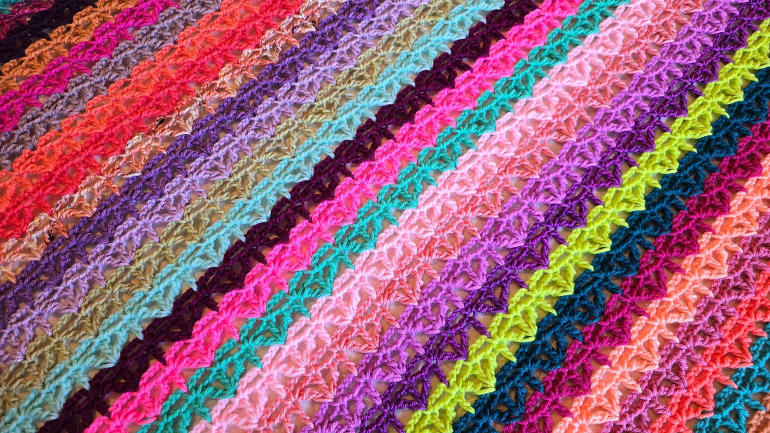 Crochet Pattern: Eternal Flame Afghan!