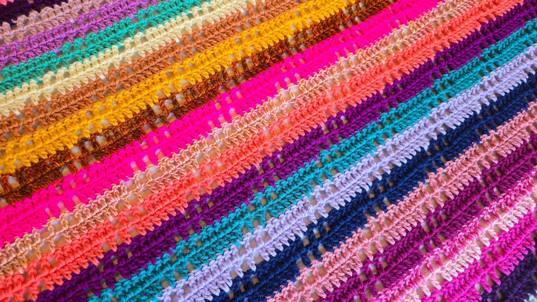 Free Crochet Pattern: Fire Opal Afghan!
