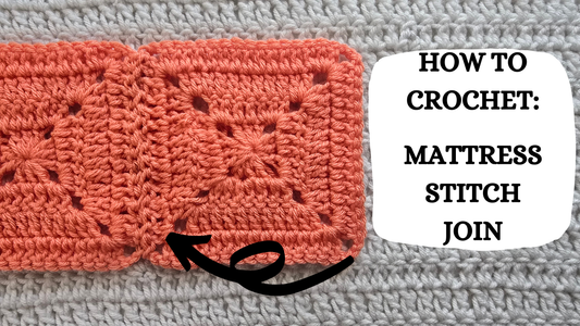 Photo Tutorial - How To Crochet: Mattress Stitch Join!