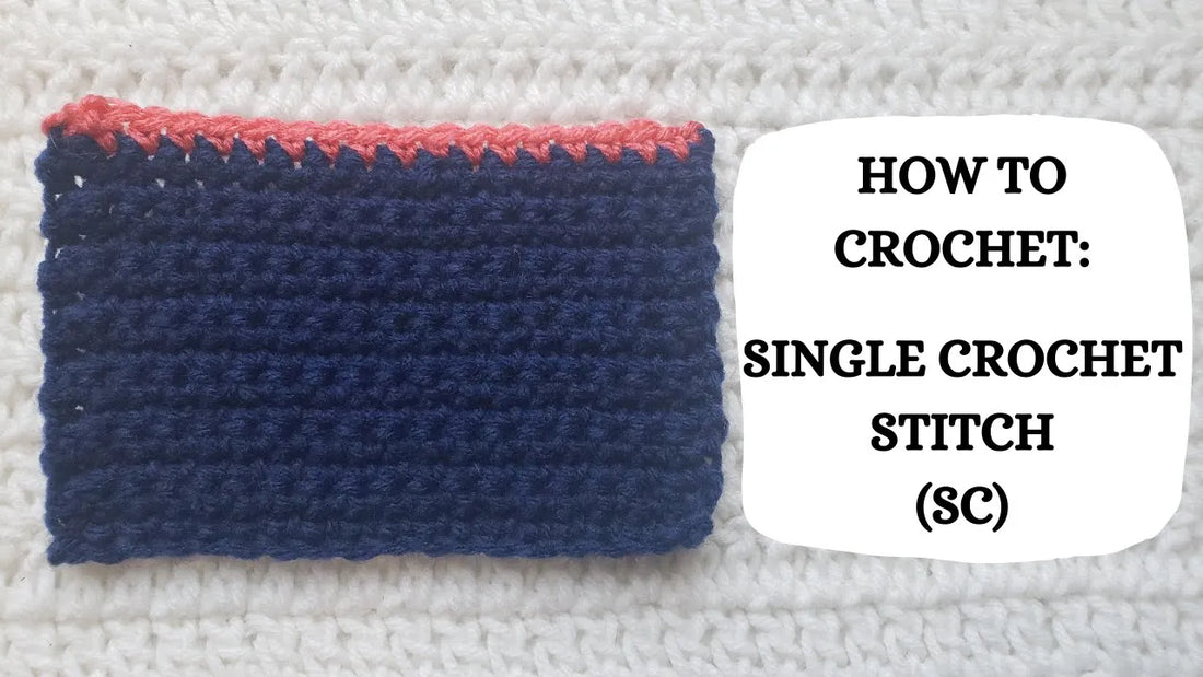 Crochet Video Tutorial - How To Crochet: The Single Crochet Stitch!
