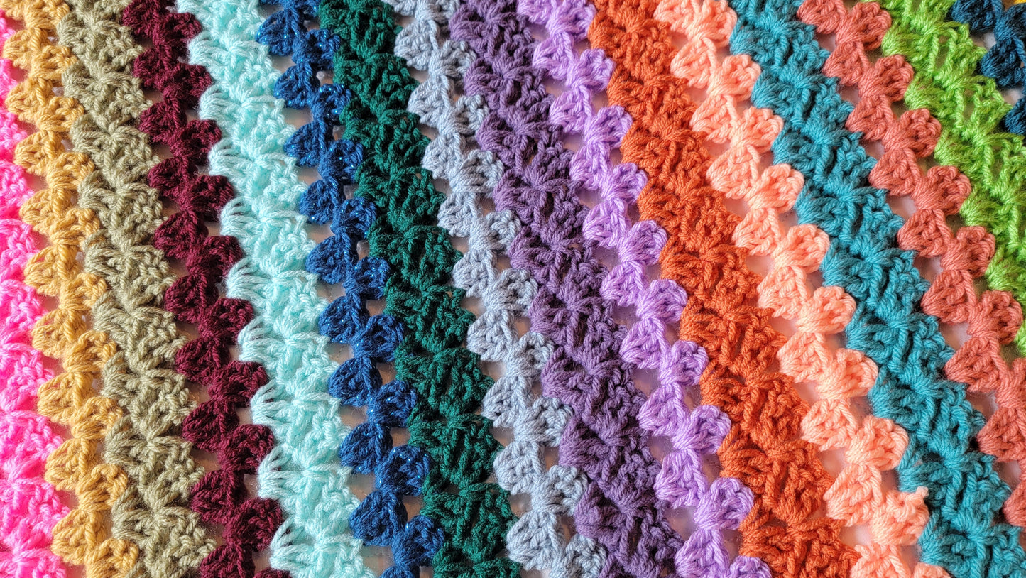 Crochet Pattern: Sweet Life Afghan